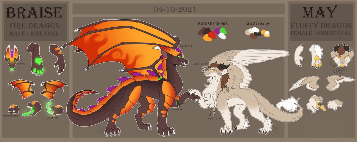 AmyRaptorGirl's tweet photo. @NightfireZephyr Thank you for the opportunity and congrats ! 
Would love a cute art with you😊☛ ☚
Like a cuddly one, just a floof pile <3 https://t.co/ebGPgRp4XH