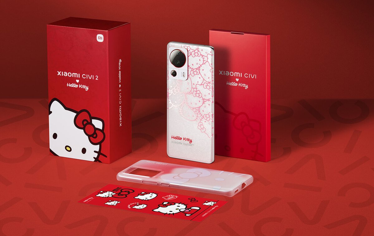 _dooolly's tweet photo. Xiaomi Civi 2 Hello Kitty limited edition https://t.co/WBx6kY1dMT