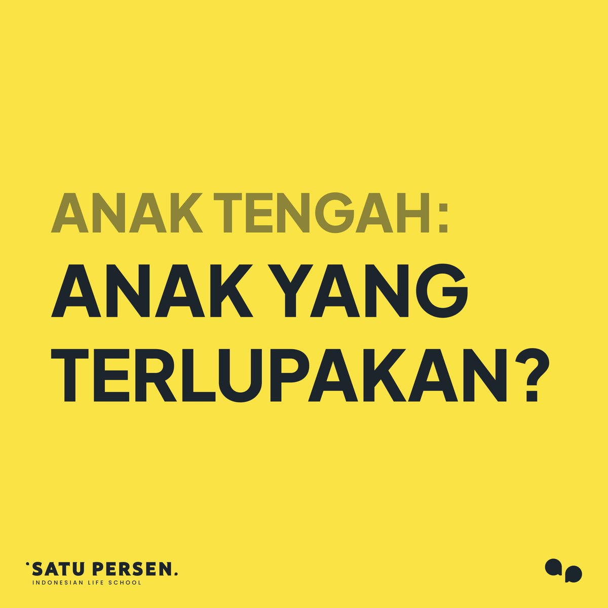 satupersen_id's tweet photo. #SatuBreak: MEMANGGIL PARA ANAK TENGAH, Valid? - A Thread https://t.co/qfQOIj1fN6
