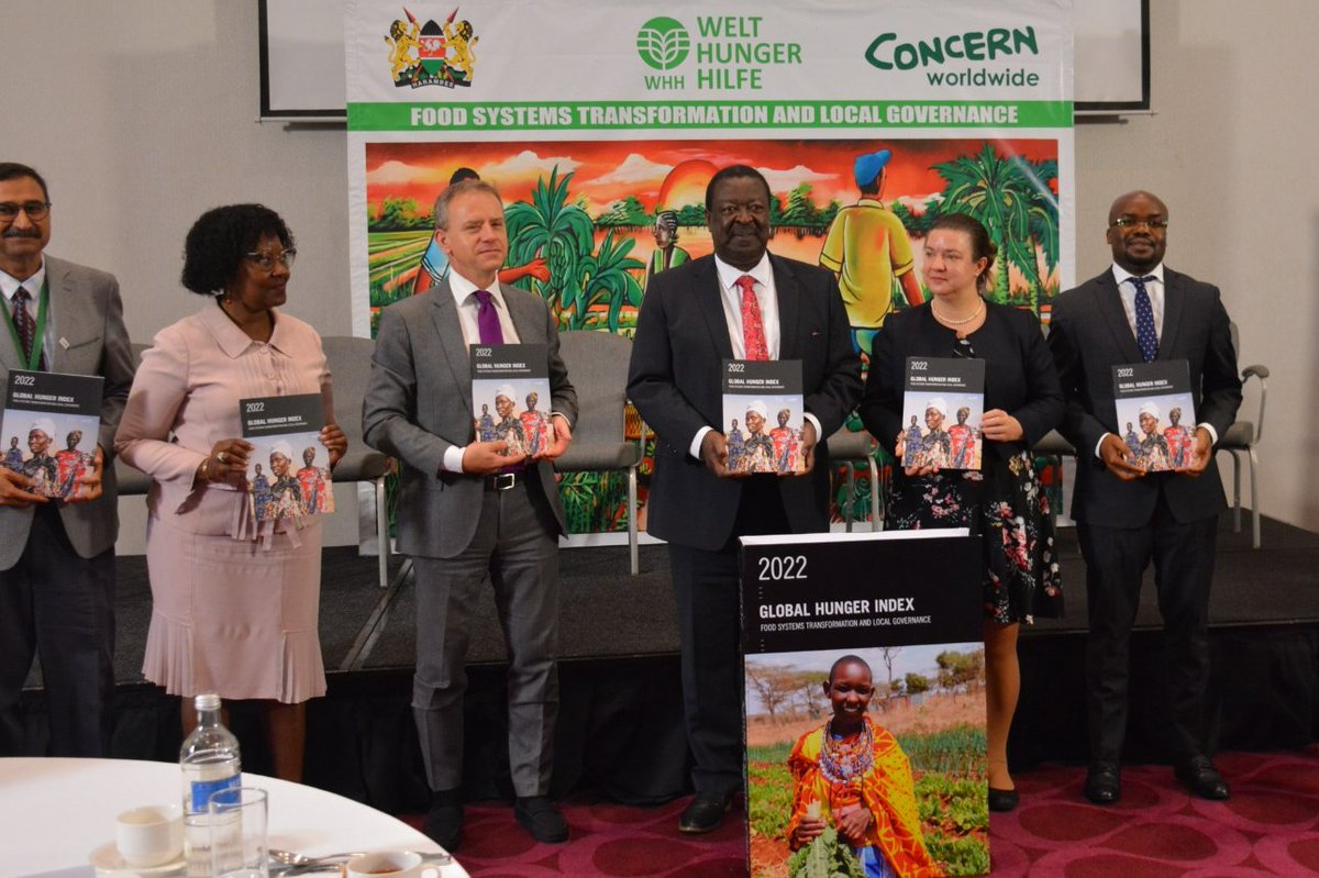 UnKenya's tweet image. &quot;Ajizi nyumba ya njaa – inaction, indecision is the house of hunger.  We have to double our efforts to end hunger,&quot; remarks from UN RC Dr. Stephen Jackson during the launch of the Global Hunger Index Report earlier today with Prime CS Mudavadi
#GlobalHungerIndex2022  #ZeroHunger
