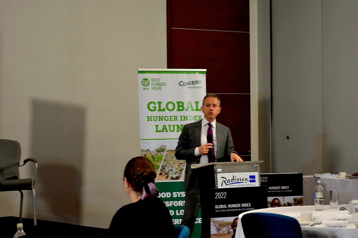 UnKenya's tweet image. &quot;The Global Hunger Index reflects both the scandal of alarming hunger in too many countries and the changing trajectory in countries where decades of progress in tackling hunger is being eroded,&quot; stated the RC at the launch

#GlobalHungerIndex2022 #ZeroHunger