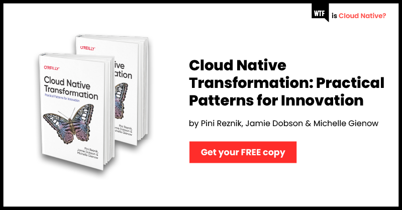 containersoluti's tweet photo. It’s been called a go-to guide for Cloud Native Transformations. It’s currently available for free, but with 70+ patterns, 100s of lessons, and case studies from @adidas and @StarlingBank, you’ll find it invaluable. 

Download the @OReillyMedia book today. #WTFisCloudNative