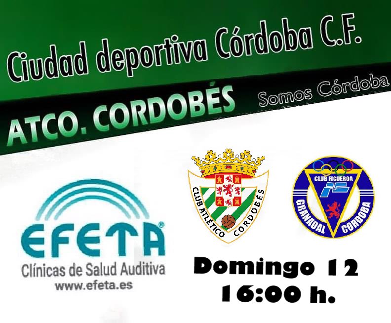 2ª Andaluza Senior 
🎯 Figueroa C.D.
🏟️ Ciudad Deportiva 
📆 Domingo 12 febrero 
⏰ 16:00 h.