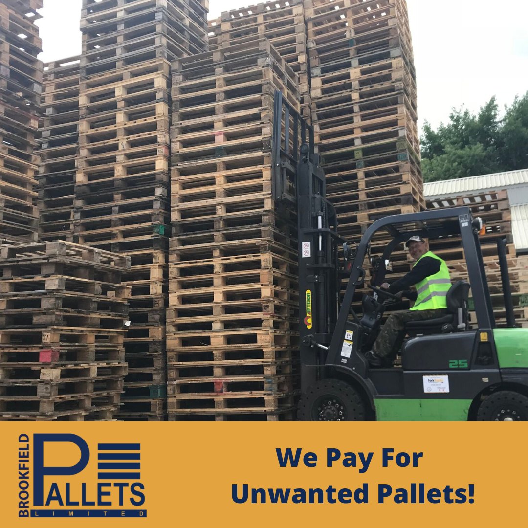 Get paid for your unwanted pallets! We offer competitive rates and will pay you on the spot. So what are you waiting for?

Discover more brookfieldpallets.co.uk

#Pallets #Birmingham #WestMidlands #B2B #WoodenPallets #Recycling
