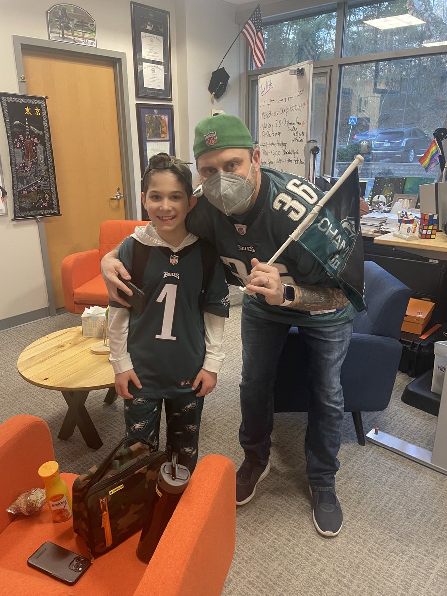 Gina Busolt (@ginab0423) on Twitter photo The two biggest Eagles fans! #weare7b <a href="/SevenBridgesMS/">Seven Bridges Middle School</a> <a href="/Joe_Mazza/">Joe Mazza, Ed.D.</a> #Sports The two biggest Eagles fans! #weare7b <a href="/SevenBridgesMS/">Seven Bridges Middle School</a> <a href="/Joe_Mazza/">Joe Mazza, Ed.D.</a> #Sports