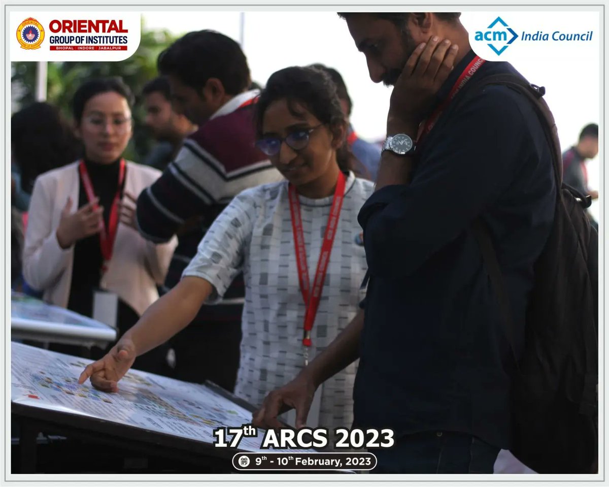 GroupofOriental's tweet photo. Day 2: session 2 of ARCS has organised an ECR Awardee Talk: The Making of Researchers by Mr Nishant Sinha(Off Note Labs) at #OIST. It was followed by a Poster Session-II on invited papers.
#BTech #MTech #MCA
#OIST #OCT #OCM #OCP
#Engineering #MBA
#Bhopal
#ACM
#ARCS2023 https://t.co/gWUNoylCUA