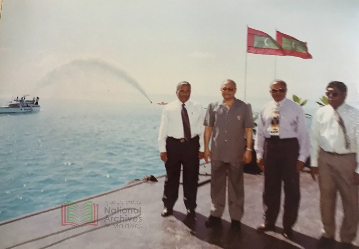 HKurusee's tweet photo. The founding father of Hulhumale', @maumoonagayoom.

Thank you for your vision and execution, sir. https://t.co/ZuW5wtowvi