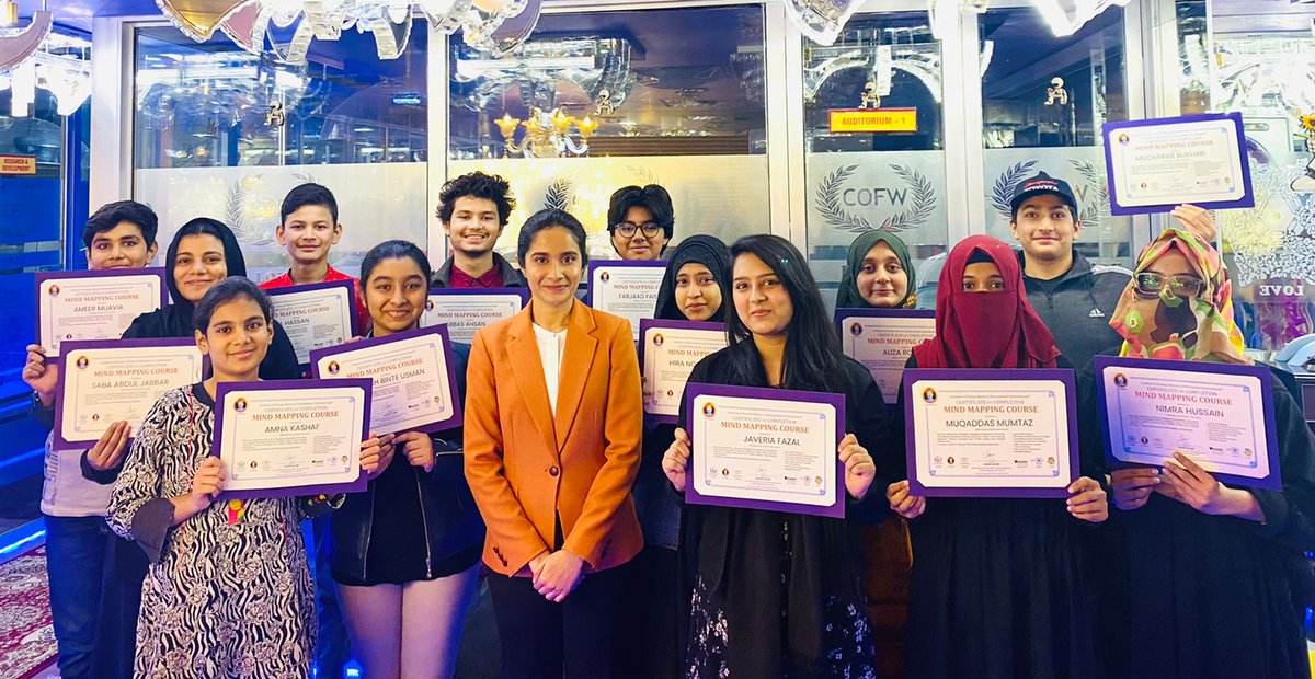 FuturisticLearn's tweet photo. Congratulations to all the Graduates of Mind Mapping Course, January 2023!
#karachi #mindmapping #improvestudy #studynotes #bettermemory https://t.co/9XGqOBP79A