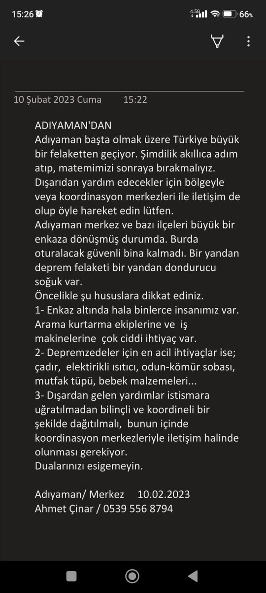 Koordineli yardım ulaşmalııııı
<a href="/AFADAdiyaman/">AFAD Adıyaman🇹🇷</a> 
<a href="/AFADBaskanlik/">AFAD</a> 
<a href="/haluklevent/">Haluk Levent ( Ahbap Ekibi )</a> 
<a href="/BabalaTv/">BaBaLa TV</a> 
<a href="/trt/">TRT</a> 
<a href="/tgrthabertv/">TGRT HABER</a> 
<a href="/AdiyamanBelTR/">Adıyaman Belediyesi</a>