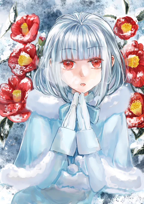 イチマツさんのタグ企画 #一次創作絵師拡散フェス03 に参加します一次創作始めたばかりですが、女の子の可愛さエモさを目指して描いております 