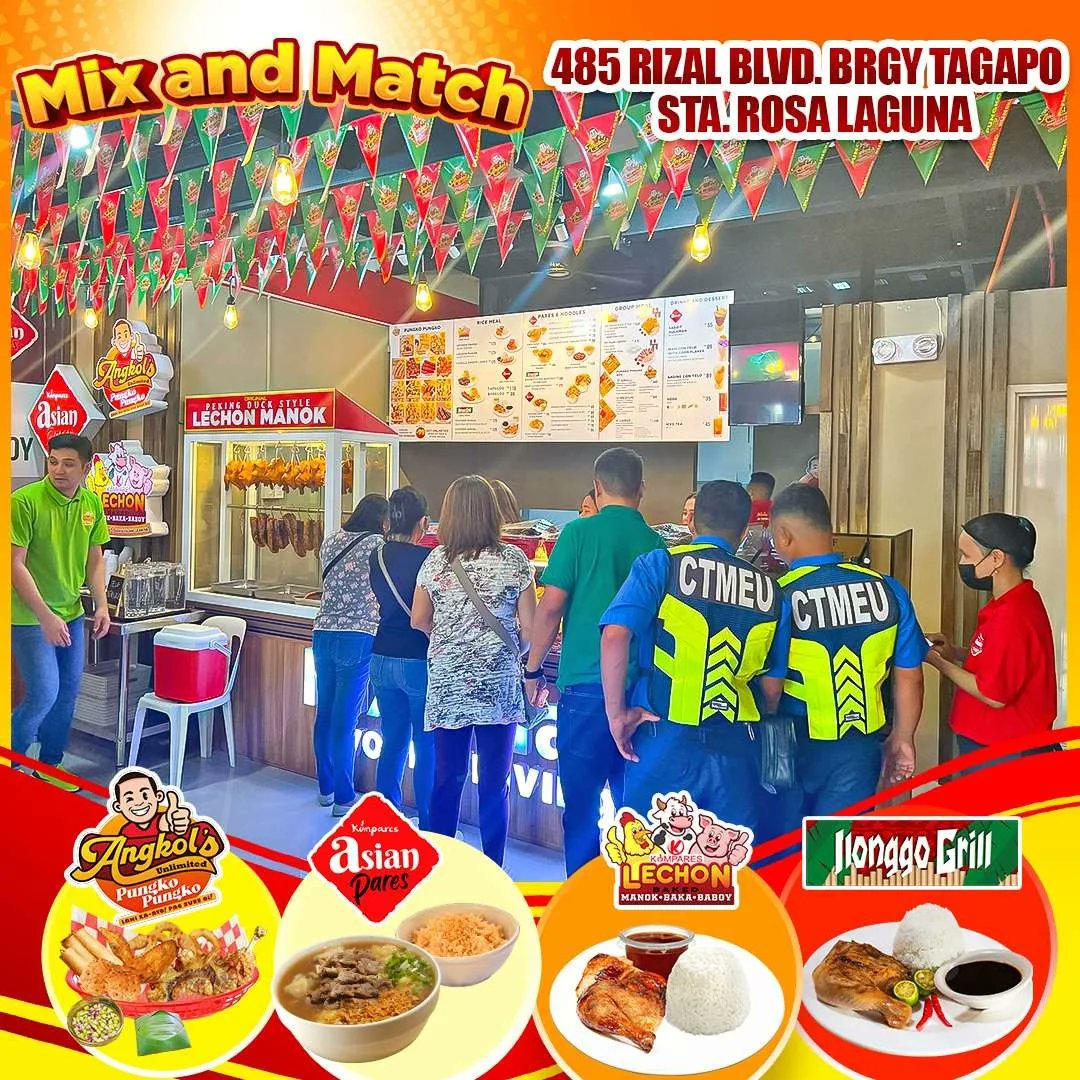 KUMPARES_OPDSLM's tweet photo. Kapares ngayong darating na Valentine's Day??
Don't worry
Be Happy
Dahil ang
KUMPARES BAKED LECHON MANOK
may ka MIX N MATCH na!!
Chicharon bulaklak mula sa 
ANGKOLS PUNGKO PUNGKO

Masarap at Mainit na Pares mula sa
ASIAN PARES 🍜🍜

At Chicken Inasal 
ng ILONGGO GRILL https://t.co/8l0V4uncVy