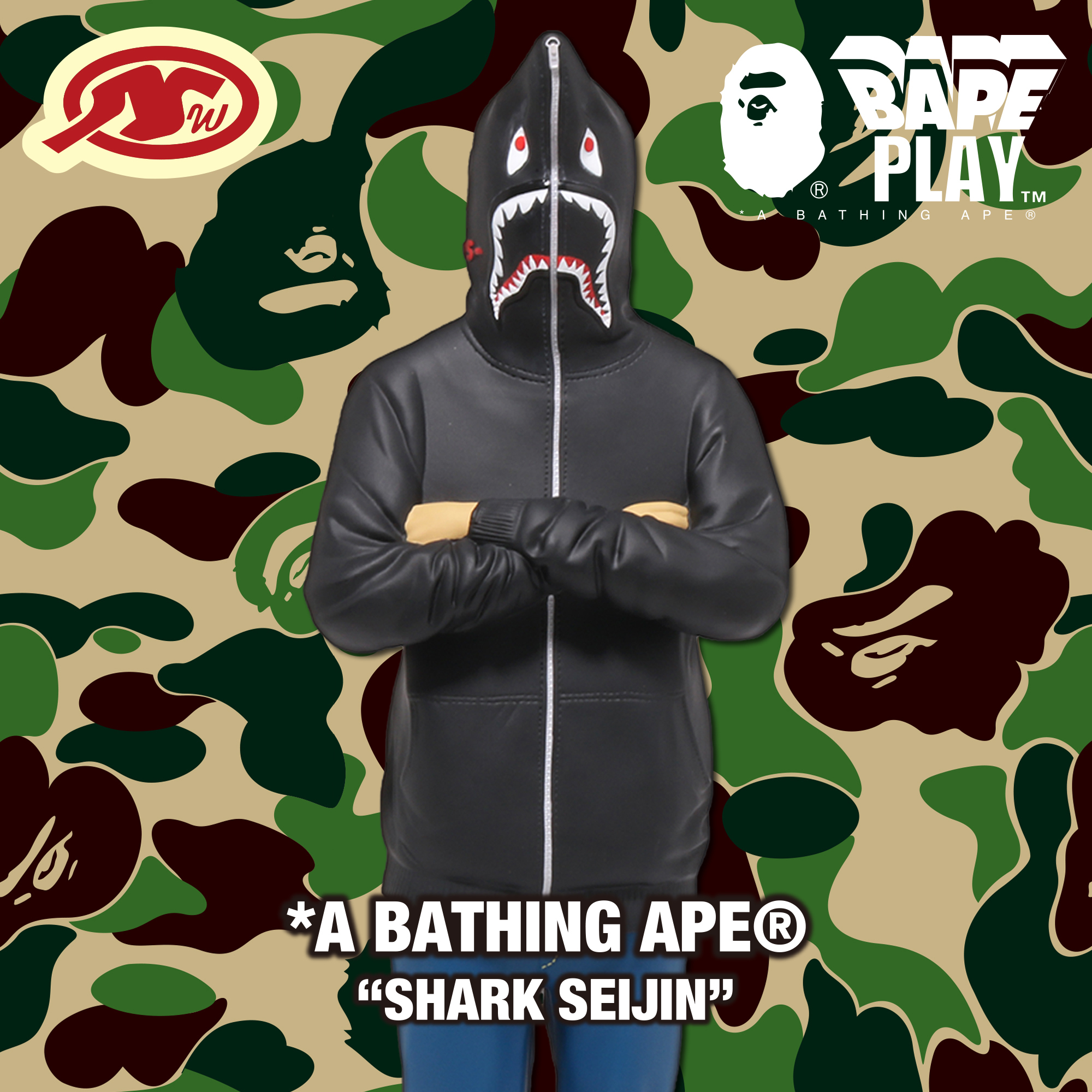 bapeshark シャーク フーディー｜メンズ 