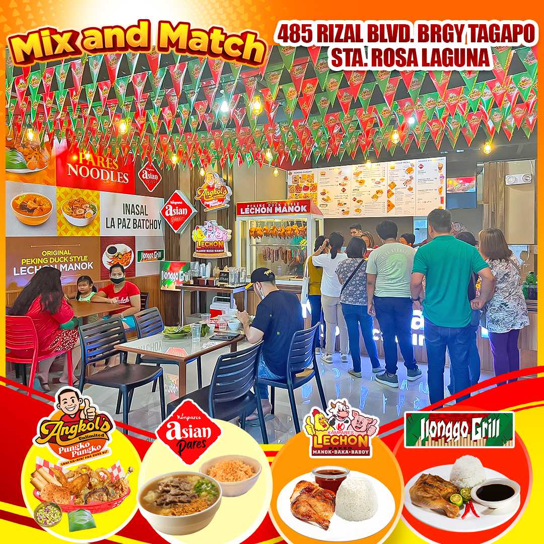 KUMPARES_OPDSLM's tweet photo. Kapares ngayong darating na Valentine's Day??
Don't worry
Be Happy
Dahil ang
KUMPARES BAKED LECHON MANOK
may ka MIX N MATCH na!!
Chicharon bulaklak mula sa 
ANGKOLS PUNGKO PUNGKO

Masarap at Mainit na Pares mula sa
ASIAN PARES 🍜🍜

At Chicken Inasal 
ng ILONGGO GRILL https://t.co/8l0V4uncVy