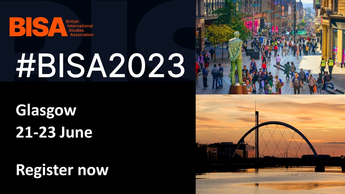 Coming to #BISA2023 – a @GNET_Research Panel on Trends and Challenges in Online Extremism w/ papers from @LiSchlegel, @JulianJunk, @YiTingChua2, @Lyds_Ch and myself

See you in #Glasgow!
@MYBISA