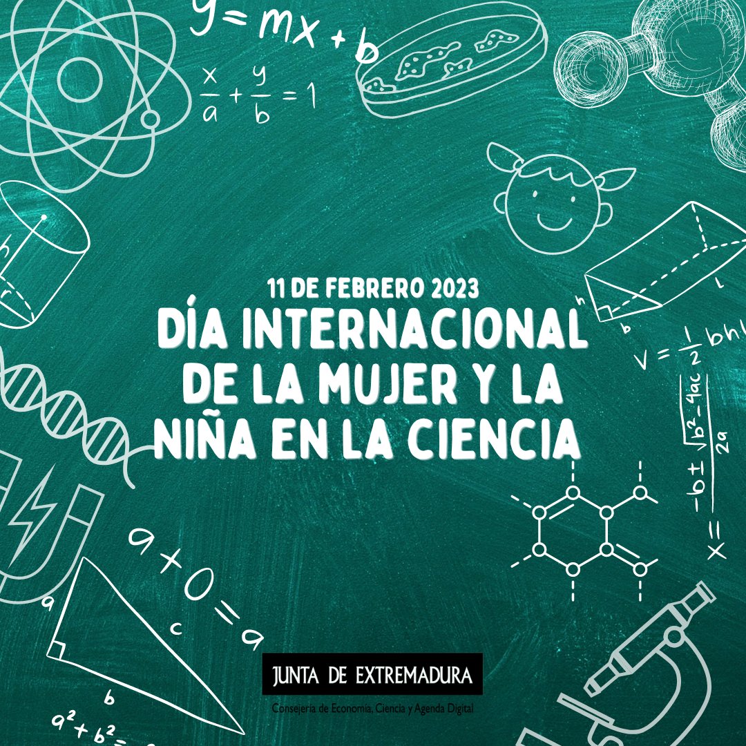 Hoy es 11 de febrero y celebramos el Día Internacional de la Mujer y la Niña en la Ciencia. 

¡Nuestro futuro y nuestra ciencia necesitan de las chicas!