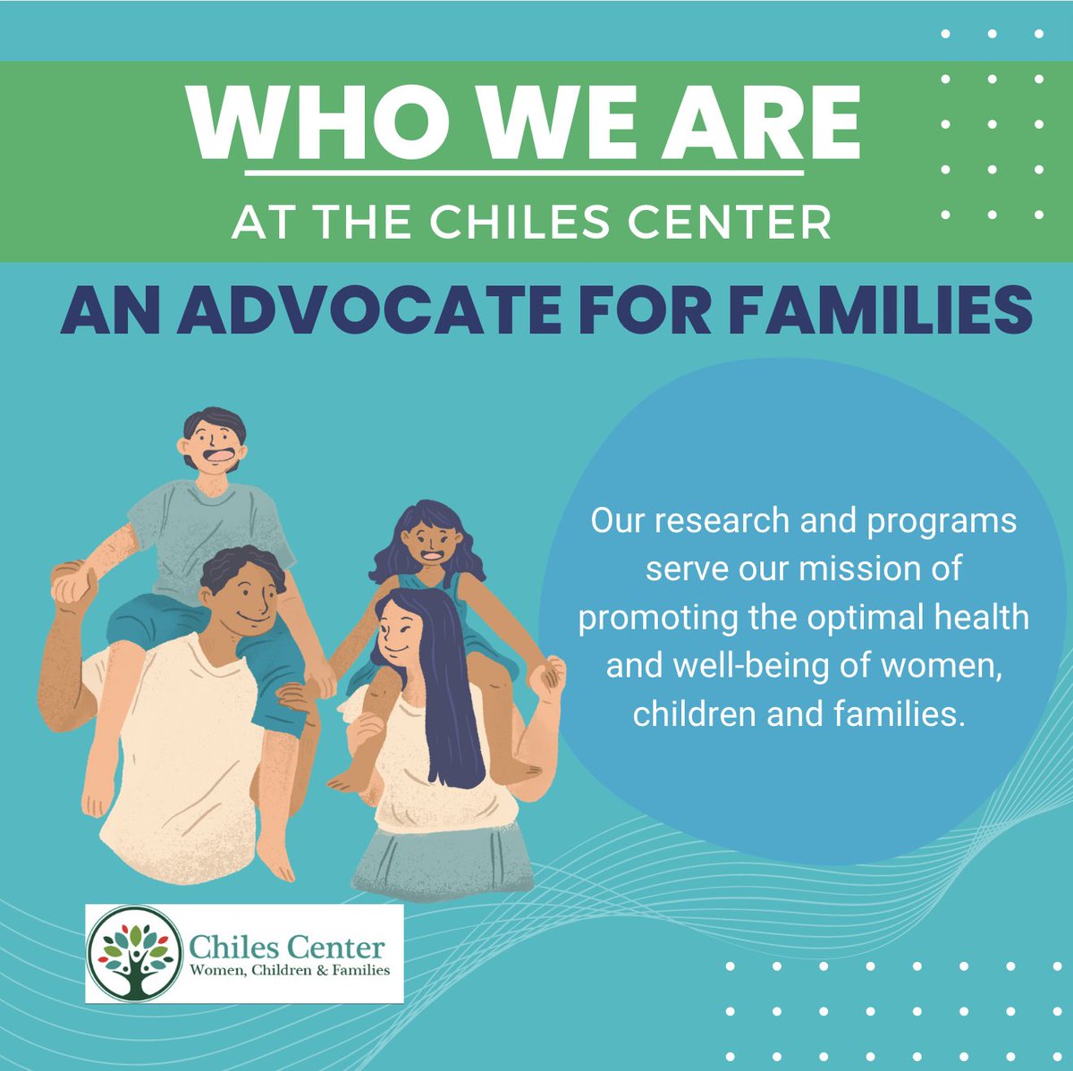 ChilesCenterUSF's tweet photo. Serving as an advocate for families is another important role at the USF Chiles Center. We aspire to promote optimal health for women, children, and families. 

#USFCOPHrocks #usf #publichealth #maternalhealth #familyhealth https://t.co/NYWYNhYFAi