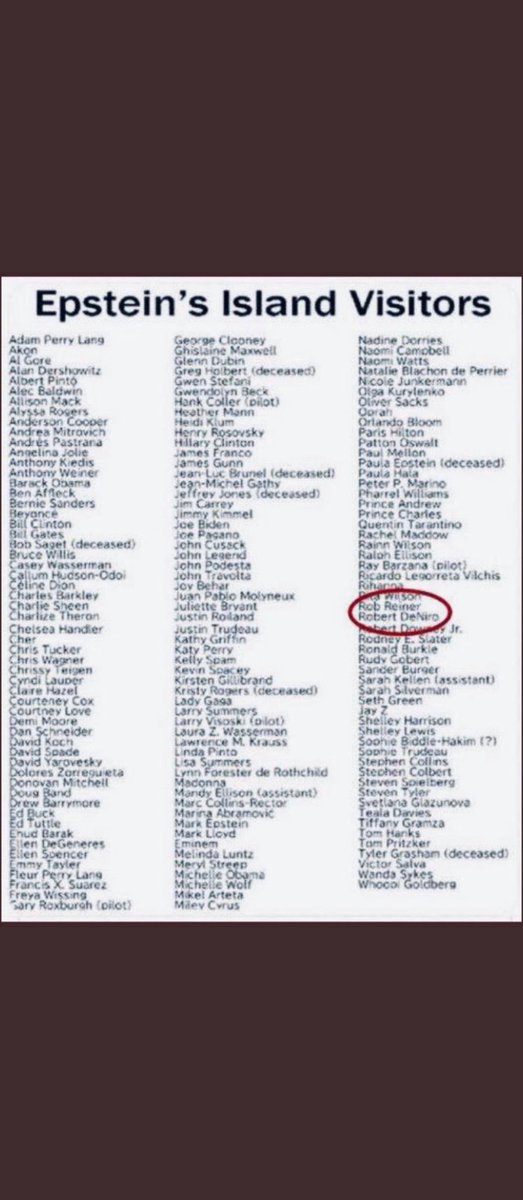 flyearly0228's tweet photo. @robreiner You’re a bad boy ROBBIE! #EpsteinClientList #EpsteinIsland https://t.co/vxemL9FdHX