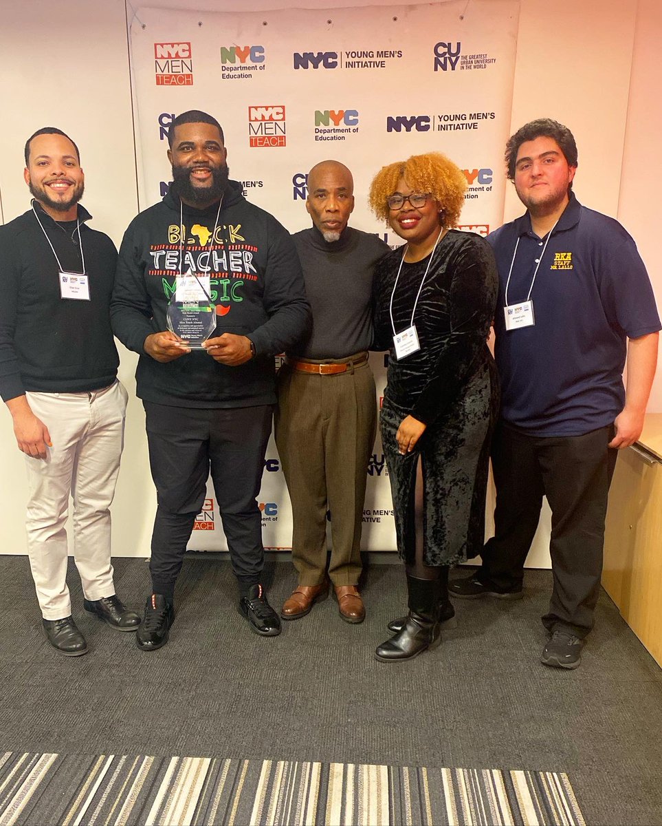 I received the “Role Model Alumni Award” at NYC Men Teach Day Leadership Reception. 

This is the first award of its kind and it was presented to me in honor of my dedicated work in the classroom and my ecosystem of empathy and support that I’ve created for my students.