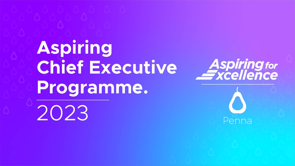 wearepenna's tweet photo. Pennaโs Aspirant #ChiefExecutive Programme, Cohort 5 is open for applications.
This programme is a great #opportunity for those considering a #CEX #localgovernment career, providing professional development, support and insights.
Find out more: aspiringchiefexecutives@penna.com https://t.co/oKURUCcRe3