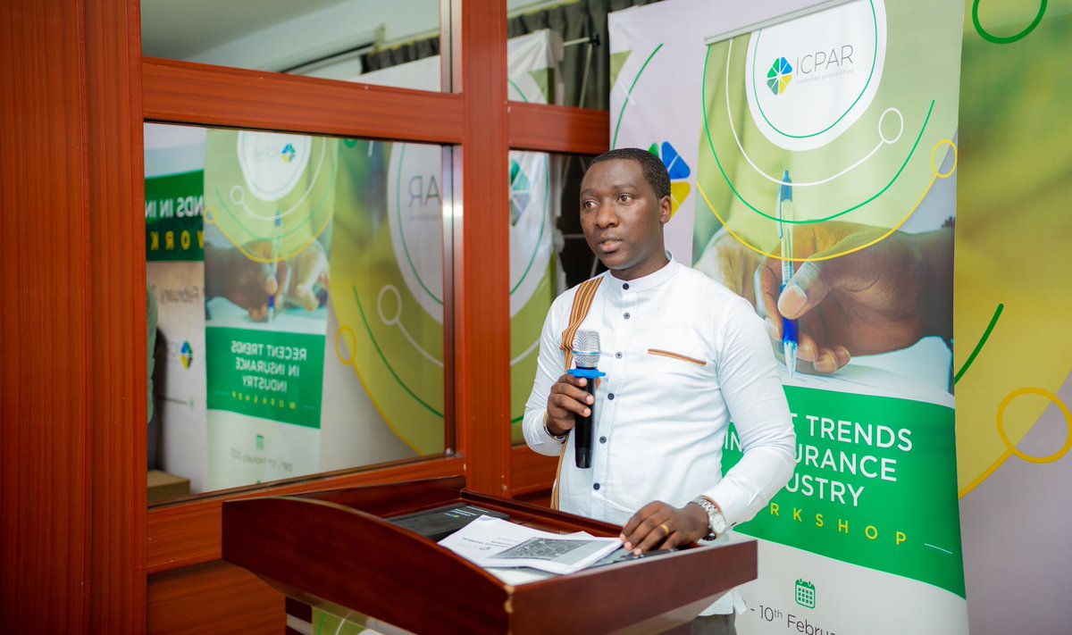 I_CPAR's tweet photo. Providing an introduction to Insurance Technical Provision, CPA Joel Nkezabera  defined various key concepts; including Technical Provision, Insurance contract, Insurance indemnity contract, Premium, Actuary, Insurance policy and so many more. 

#RTII #UnlimitedPossibilities https://t.co/rpS675IWXC