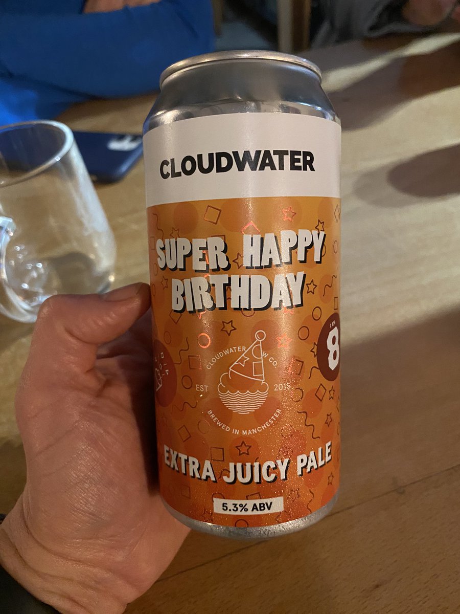 GoodingRich's tweet photo. @cloudwaterbrew Happy birthday @cloudwaterbrew Thanks for all the great beers over the years, and advocating for beer in all its glory. And thank you @SadlersCat for the craic yesterday. This was delish👇 https://t.co/z42B5FWIbr