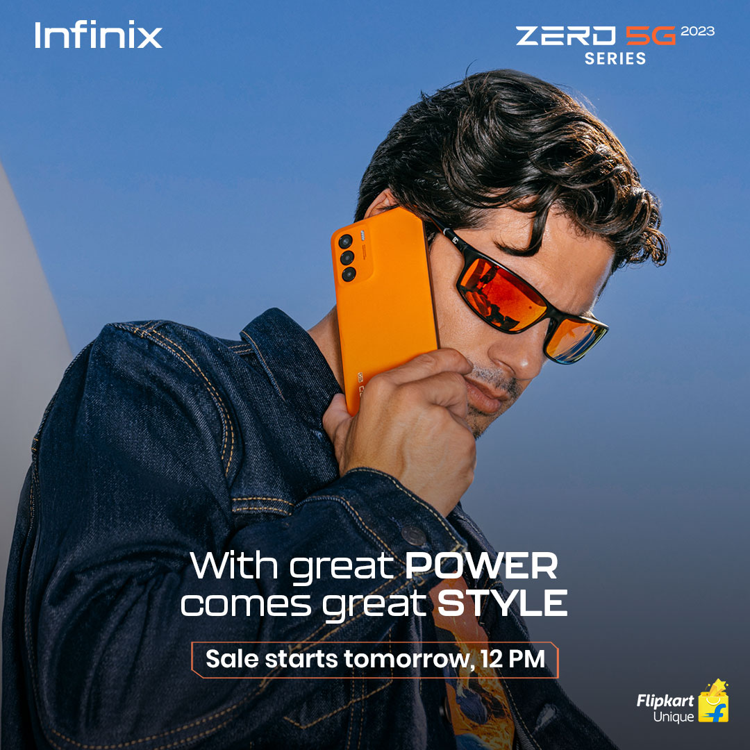 InfinixIndia's tweet photo. Are you ready to experience a smartphone that's as powerful as it's stylish?
Meet the all new Infinix ZERO 5G 2023 Series!
Sale starts tomorrow on Flipkart at 12 noon.
Click here to know more: https://t.co/Bt4g9xrTRa
#Zero5G2023 #PowerToChangeTheFuture https://t.co/XElzZ7ULdg