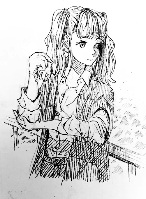 大人っぽい雰囲気のリンちゃん

#はいふり #イラスト #知床鈴 