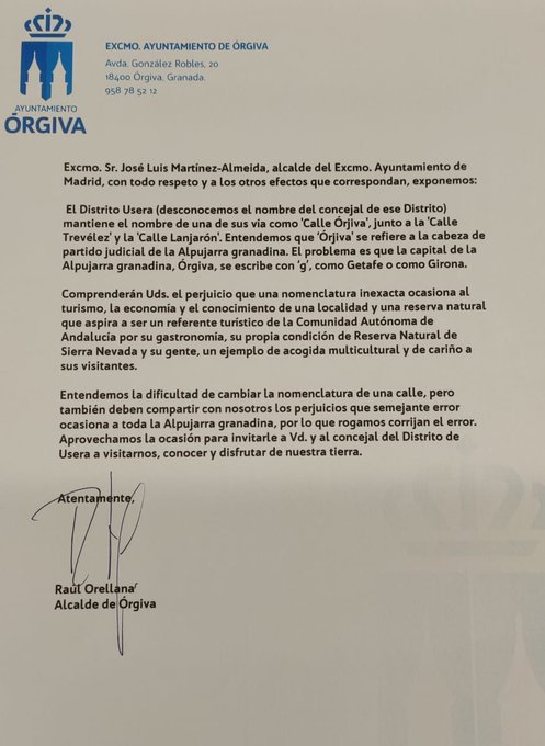 Foto cedida por Ayuntamiento de Órgiva