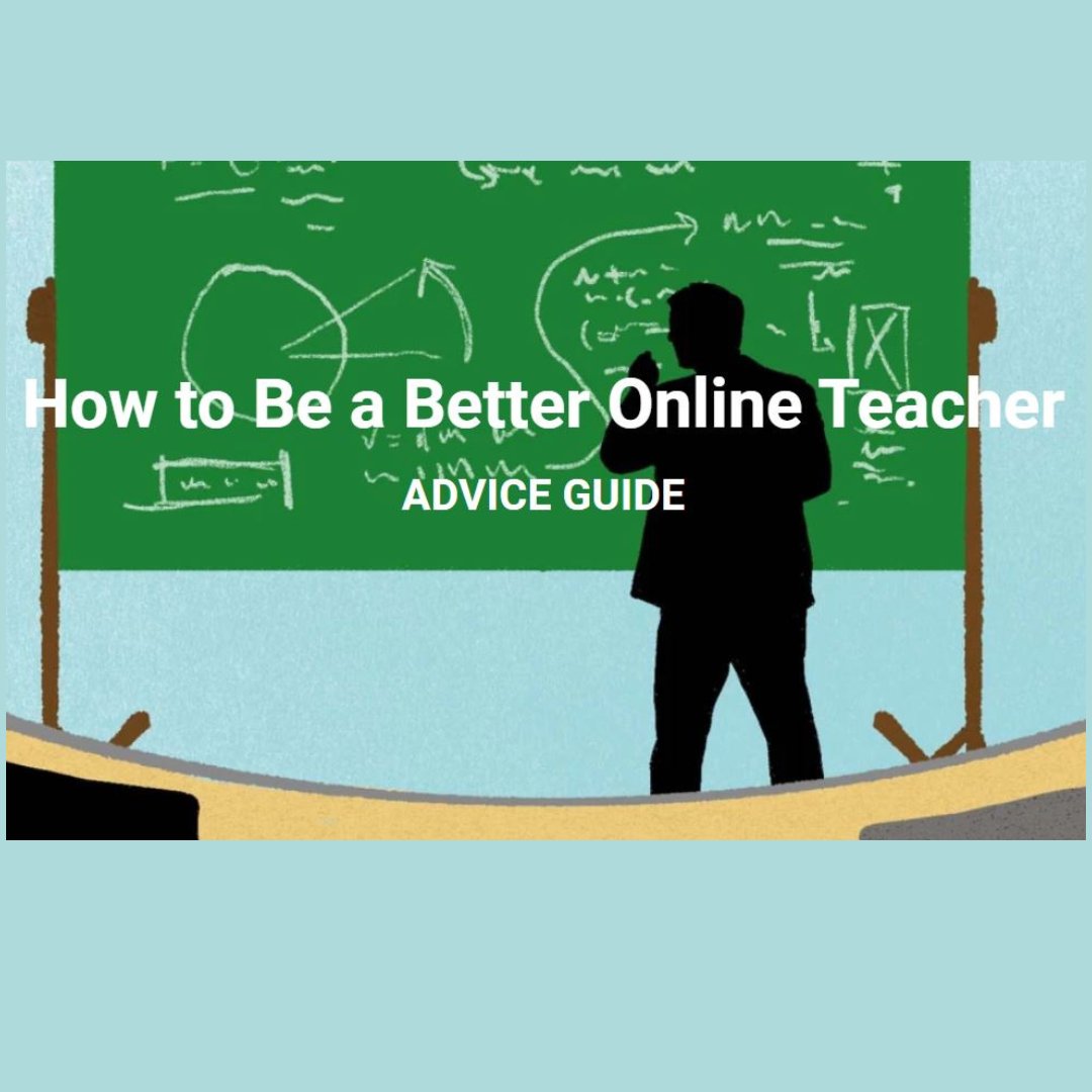 ACRL_NJ's tweet photo. "How to Be a Better Online Teacher" by Flower Darby offers practical tips on improving online instruction. 
Note: Please log in with your institution's credentials. 
https://t.co/g0UlBlNDc3
#ACRL #ACRL-NJ #instructionaldesign https://t.co/8oG8EDgQxf