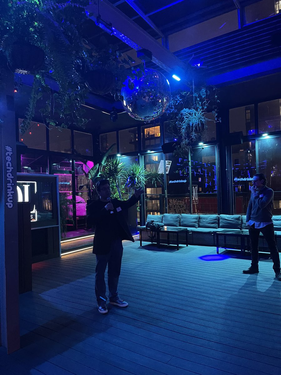 After being at the last #NYVR Meetup pre-pandemic, it was nice to be re-united with the #NYC #XR community last night at the first event since