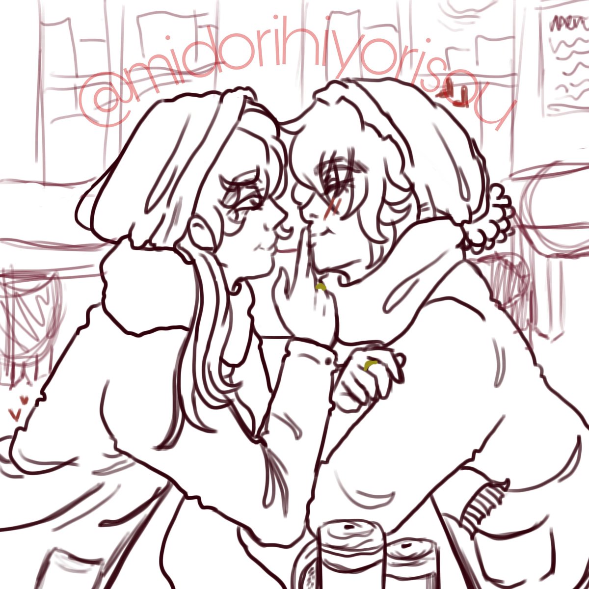midorihiyorisou's tweet photo. Midori is a mf who kisses with his eyes open s2g weirdo anyways they're married
#yttd #soushin https://t.co/SPzmuPuJjT