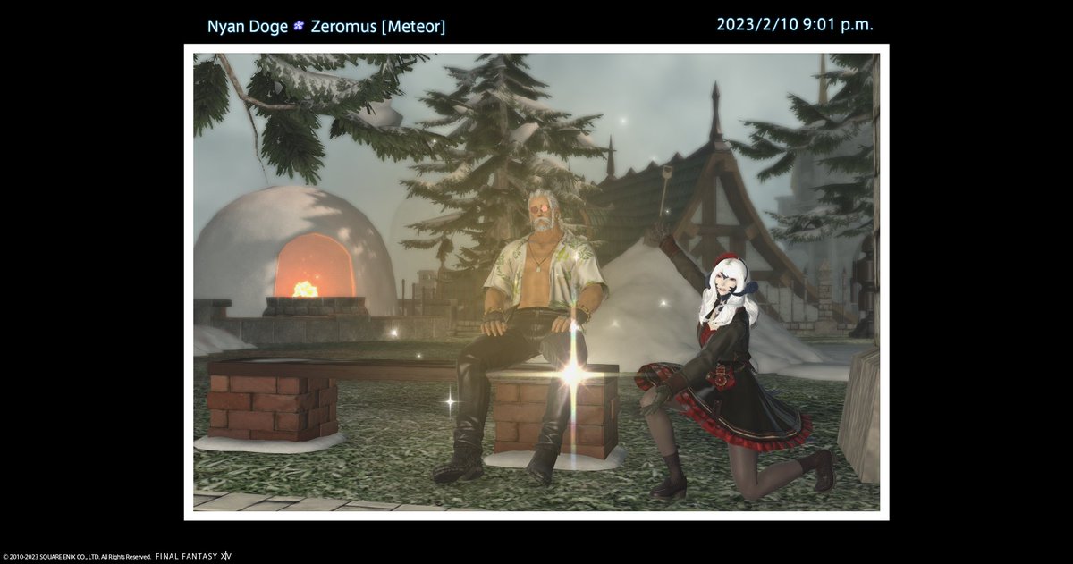ChuHaochuan's tweet photo. @FF_XIV_EN Character Name: Nyan Doge
World: Zeromus
Prize: Modern Aesthetics - Strife
My friend!
#FFXIV #FFXIVSweepstakes @FF_XIV_EN https://t.co/U25CBeWDD6