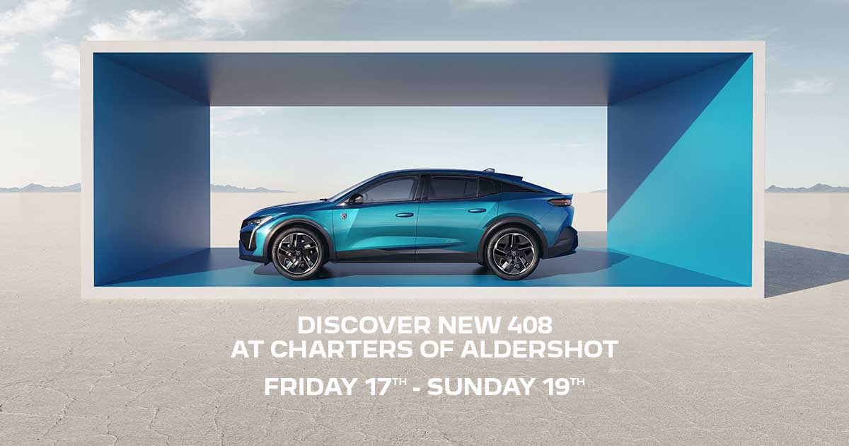 Are you joining us for the  launch of the New Peugeot 408? on the 17th, 18th and 19th February? charterspeugeot.com/peugeot-408-la… #Peugeot408 #PlugInHybrid