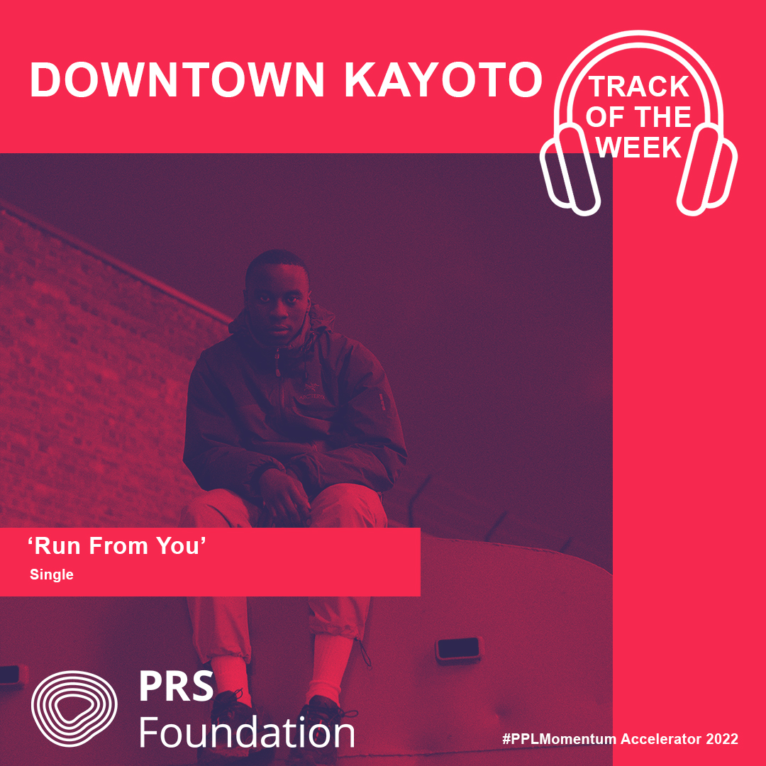 As chosen by the team! #TrackoftheWeek #NewMusicFriday is 'Run from You' 

<a href="/downtownkayoto/">Downtown Kayoto</a> is a Yorkshire-based artist supported through #PPLMomentum Accelerator <a href="/PPLUK/">PPL</a> <a href="/_launchpadmusic/">Launchpad</a> earlier this week he blew us away <a href="/PRSforMusic/">PRS for Music</a> #PRSPresents 🎤

open.spotify.com/track/2hGgCuB3…