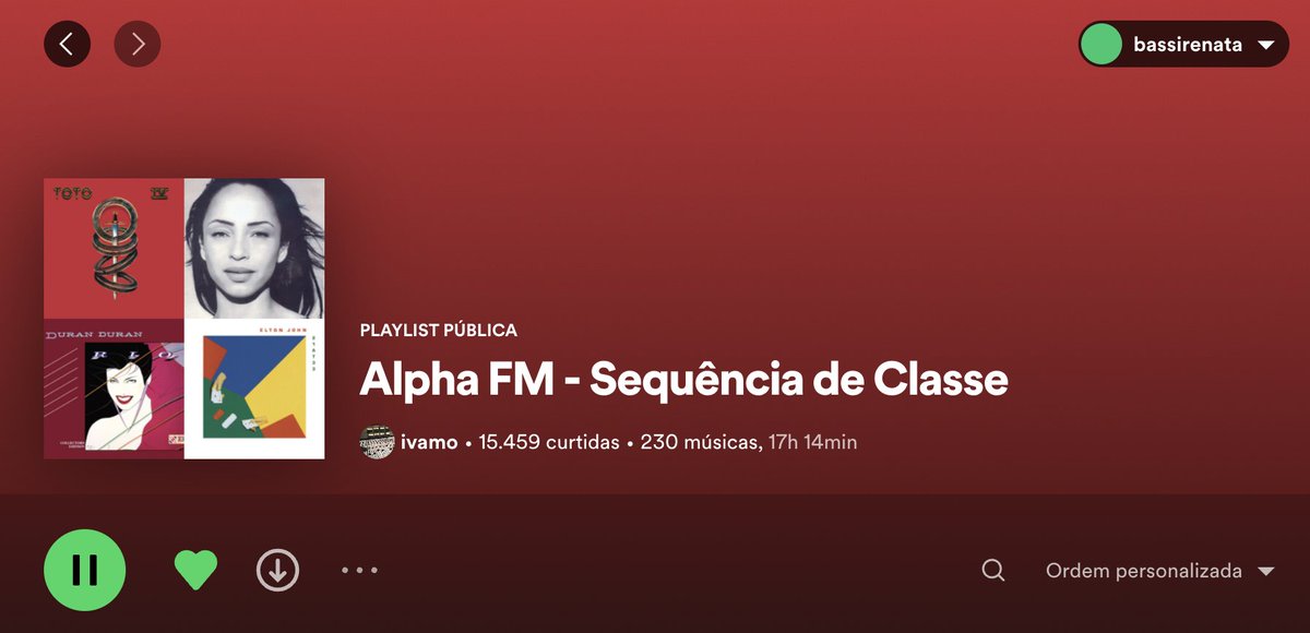Rbaassi's tweet image. Pagar spotify pra ouvir playlist Alpha FM