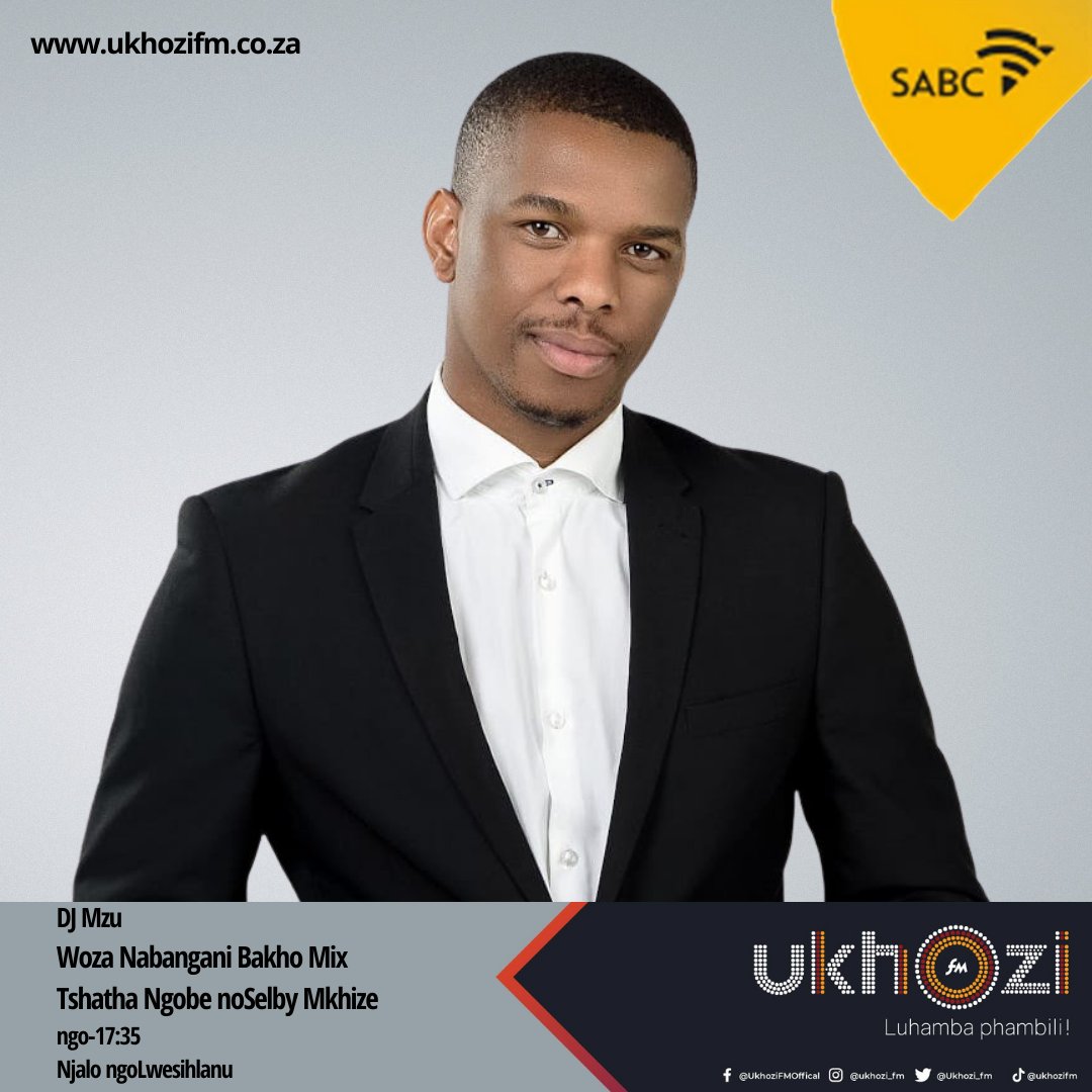 Kuyi FRIDAYY, akesithokozele iMix emnandi ehlanganiswe u-<a href="/djmzu/">Panache Boi</a>.
 
#UkhoziFM #UkhoziFMWNB #ImfundoIyadlisa #MasithandaneNoKhoziFM