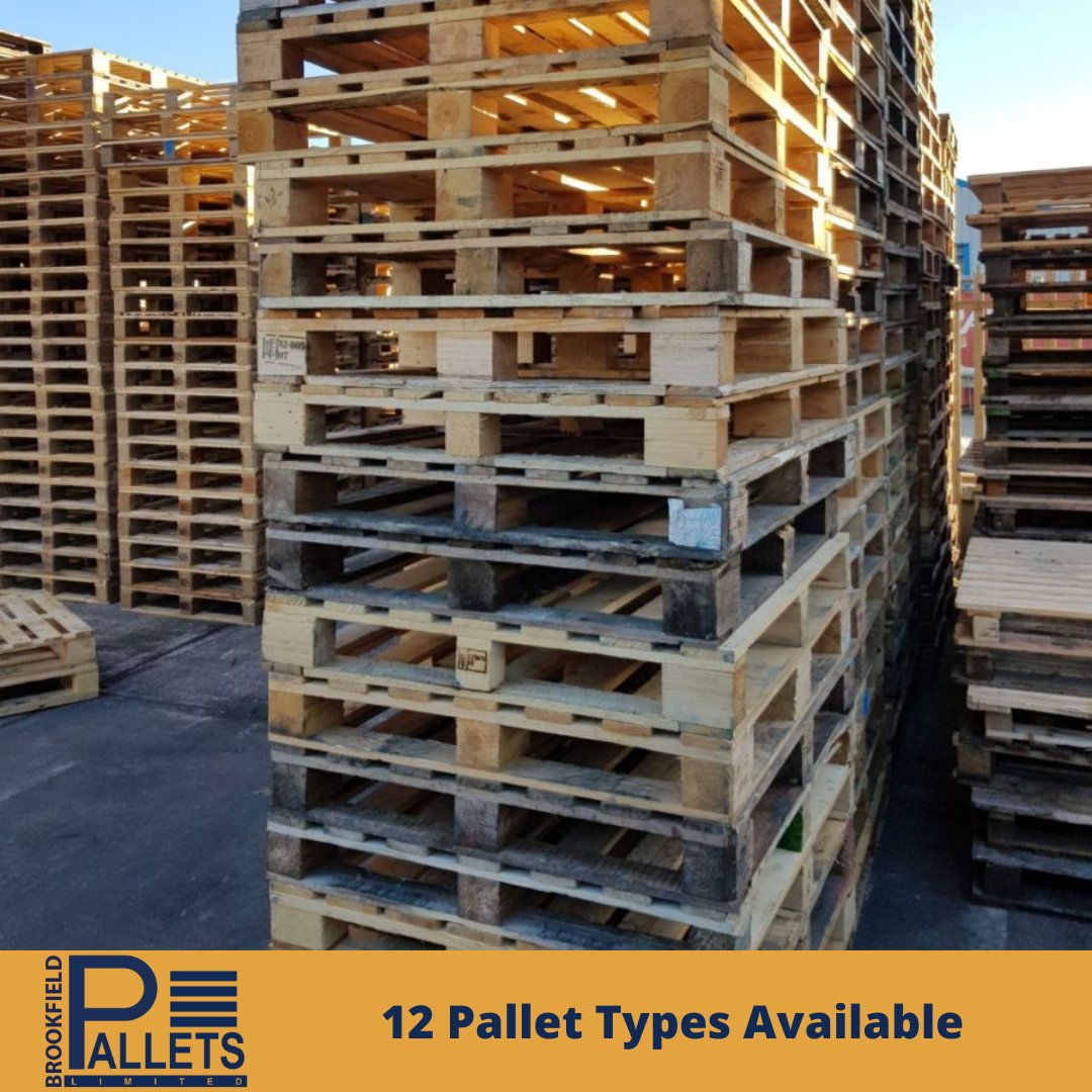 With our range of 12 types of pallet ranging from racking pallets to chemical pallets we’ve got what you need. Our heavy weight pallets can hold up to 1.5 tonnes of weight too!

See our full range online here brookfieldpallets.co.uk/pallet-service…  

#pallets #WestBrom #Birmingham #Warehouse