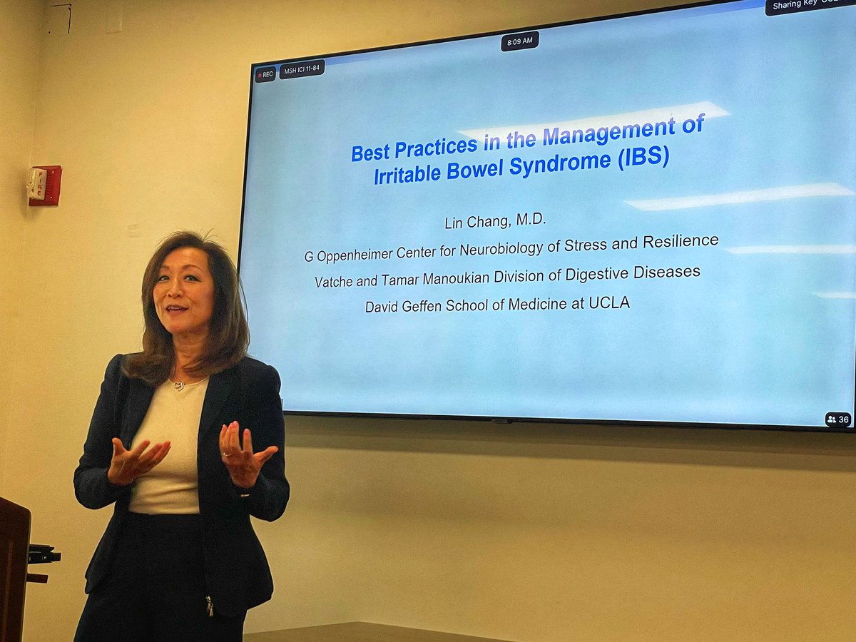 Nikhil Kumta, MD, MS (@nikhilkumtamd) on Twitter photo Great to have <a href="/LinChangMD/">Lin Chang</a> deliver the <a href="/MountSinaiGI/">Mount Sinai Division of Gastroenterology</a> Grand Rounds Gerson Lecture!
<a href="/DOMSinaiNYC/">Mount Sinai Department of Medicine</a> <a href="/MSH_GI_Fellows/">Mount Sinai Hospital GI Fellowship Program</a> <a href="/bruce_sands1/">Bruce E. Sands</a> <a href="/dagreenwald/">David Greenwald, MD</a> <a href="/yuyingMD/">Yuying Luo</a> @drlauriekeefer #GItwitter Great to have <a href="/LinChangMD/">Lin Chang</a> deliver the <a href="/MountSinaiGI/">Mount Sinai Division of Gastroenterology</a> Grand Rounds Gerson Lecture!
<a href="/DOMSinaiNYC/">Mount Sinai Department of Medicine</a> <a href="/MSH_GI_Fellows/">Mount Sinai Hospital GI Fellowship Program</a> <a href="/bruce_sands1/">Bruce E. Sands</a> <a href="/dagreenwald/">David Greenwald, MD</a> <a href="/yuyingMD/">Yuying Luo</a> @drlauriekeefer #GItwitter