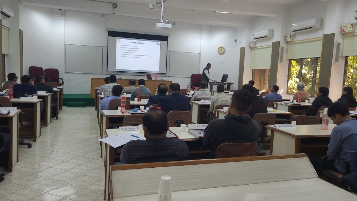 CCI_India's tweet photo. Shri Sachin Goyal Joint Director addressed participants at Arun Jaitley National Institute of Financial Management on Overview of Competition Law with reference to Concept of cartel &amp; Bid Rigging on 10.02.2023. This furthers the goal of Competition Advocacy on Public Procurement. https://t.co/oM7dY7pnNp