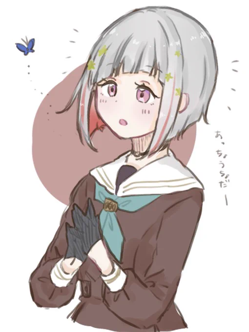 綴理せんぱいとちょうちょεïз #蓮ノ空 