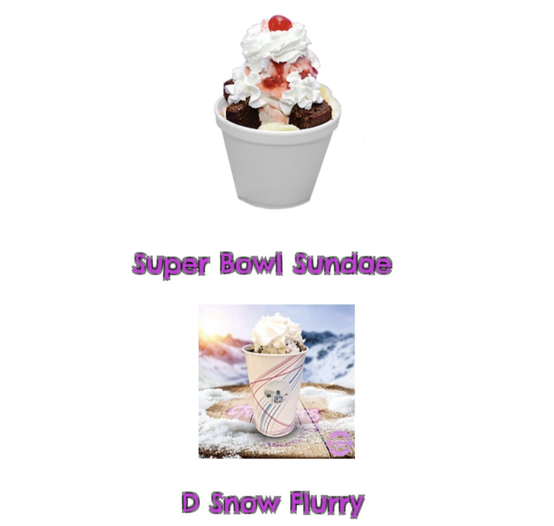 spadstwisters's tweet photo. Our Waverly Road locations opens this Sunday! Enjoy the Super Bowl with one of these appropriate treats! 😉 #spadstwisters2023 #earlyspring #dsnowflurry #SuperBowlLVII https://t.co/x02KY6Nd3n