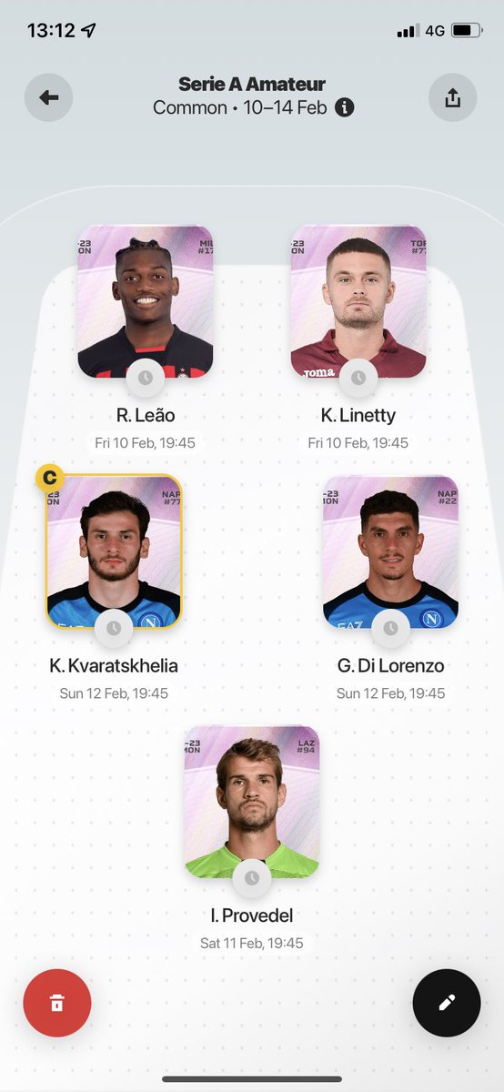 Finally making my return to twitter!! I thought I’d show you my #Sorare teams for the amateur competitions. What does everyone think? #FantasyFootball #PremierLeague #Ligue1 #SerieA #bundesliga #NFTCommunity #football