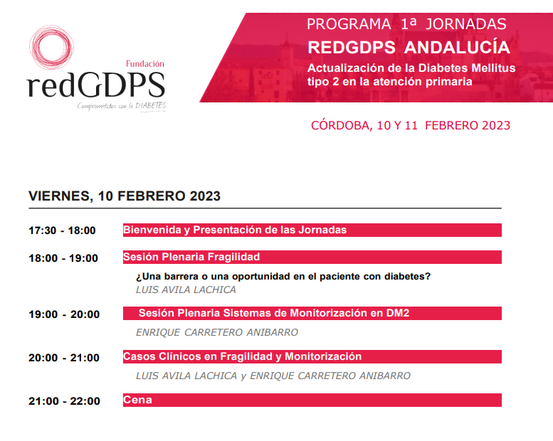 redGDPS's tweet photo. 🔰Ya lo tenemos TODO preparado para las 1as Jornadas Andaluzas de #RedGDPS que se realizarán en Córdoba a partir de las 1⃣7⃣:3⃣0⃣h
#RedGDPSAndalucía
⭕️Actualización de la #DM2 para #AtenciónPrimaria en Andalucía.
👍Te esperamos presencialmente o con nuestros "me gusta" https://t.co/l49NFC1XFT