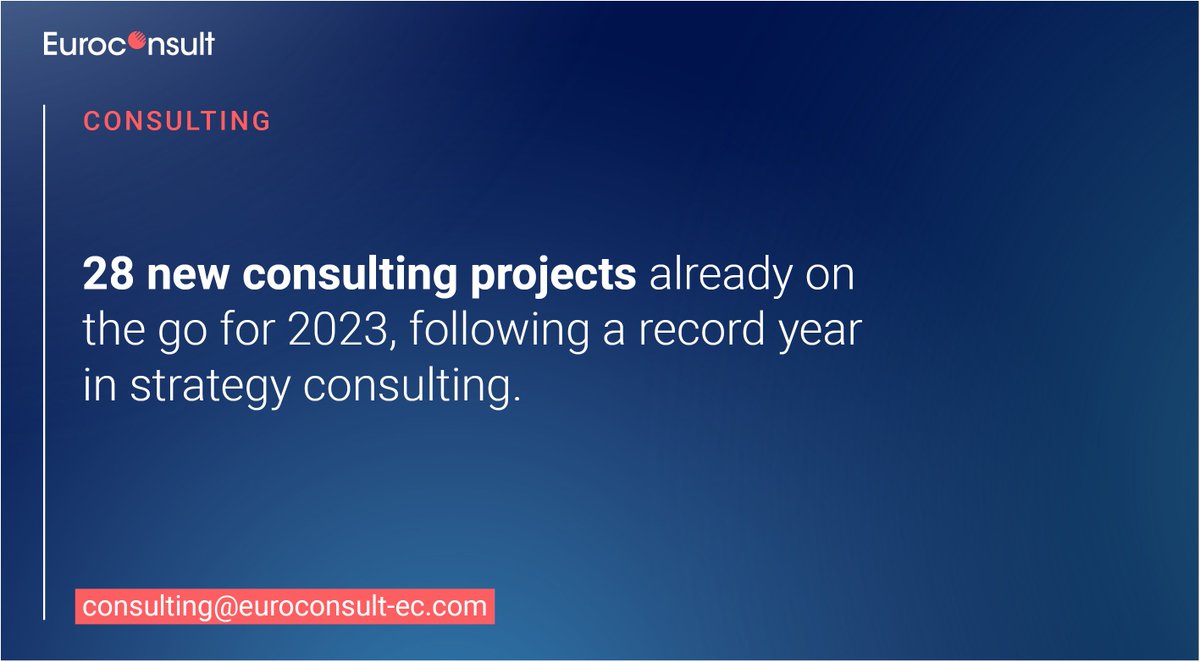 Novaspace_'s tweet image. After a record year in #StrategyConsulting, we are off to a flying start in 2023 with 28 #consulting projects and counting 🙌

From #spaceport benchmarks to #EU #govsatcom, we proudly support all customers with tailored solutions for all their needs.

euroconsult-ec.com/contact-us