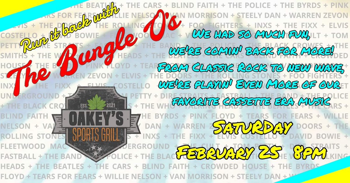 Spread the word 😀 #oakeyssportsgrill #oakridge #oakridgetn #oakridgetennessee