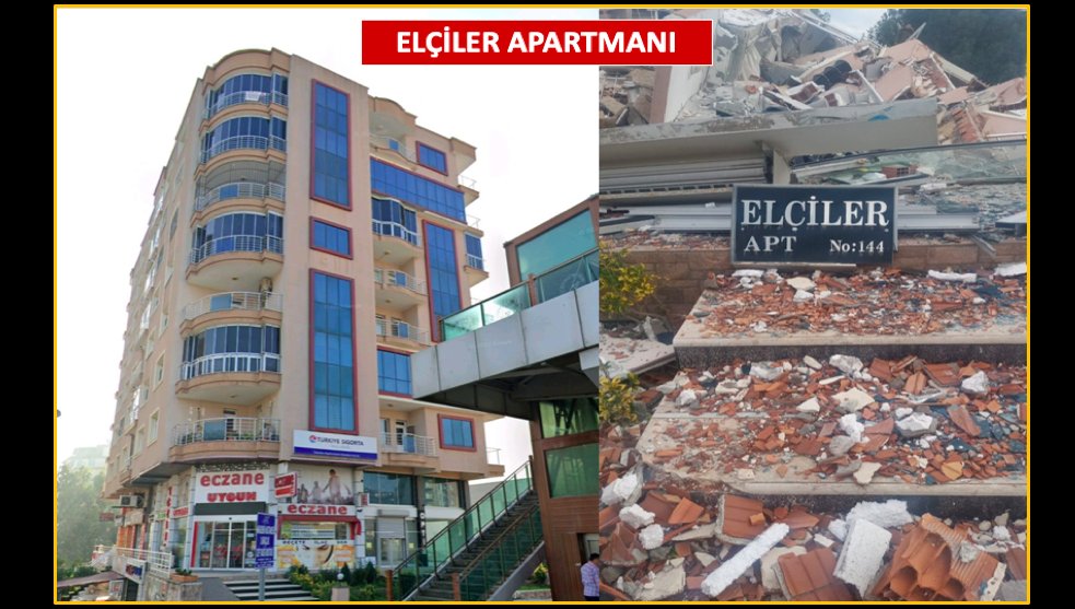 8- Buradan da çok sayıda çağrı yağdı. Yeni denilen Elçiler Apartmanı'ndan geriye neredeyse sadece adının yazılı olduğu tabela kalmış.