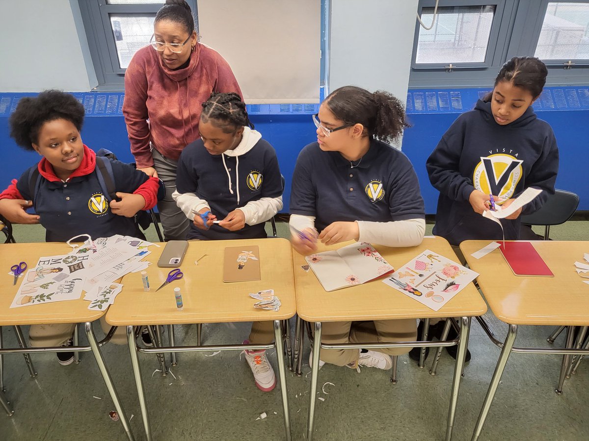 Vista Academy (@vistaacademybk) on Twitter photo Our scholars in the Vista Academy Girls Empowerment Movement (GEM), guided by their amazing mentors, work with on their personal empowerment journal. Great opportunity to find their inner strength 💙🌟🤩💪🏾🙌🏽💐💛 <a href="/BenAddo8/">Dr. Bernard Addo</a> <a href="/TamraCollinsD19/">Tamra Collins</a> <a href="/SpenceIreneK/">Irene K. Spence</a> <a href="/NYCDistrict19/">Community District 19</a> Our scholars in the Vista Academy Girls Empowerment Movement (GEM), guided by their amazing mentors, work with on their personal empowerment journal. Great opportunity to find their inner strength 💙🌟🤩💪🏾🙌🏽💐💛 <a href="/BenAddo8/">Dr. Bernard Addo</a> <a href="/TamraCollinsD19/">Tamra Collins</a> <a href="/SpenceIreneK/">Irene K. Spence</a> <a href="/NYCDistrict19/">Community District 19</a>