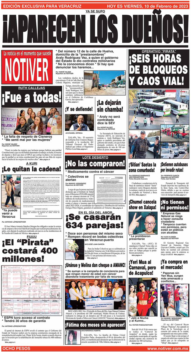 NOTIVER's tweet photo. DEL #NÚMERO 12 DE LA #CALLE DE #HUELVA #DOMICILIO DE LA #PRESTANOMBRES
#ARALYRODRÍGUEZ VEZ, A #QUIEN EL #GOBIERNO DEL #ESTADO LE #DIO #CONTRATOS #MILLONARIOS
#NO LA #CONOCEMOS #DICEN
SÍ #HAY QUE #DENUNCIAR LOS #HAREMOS https://t.co/evE5ov4Oom