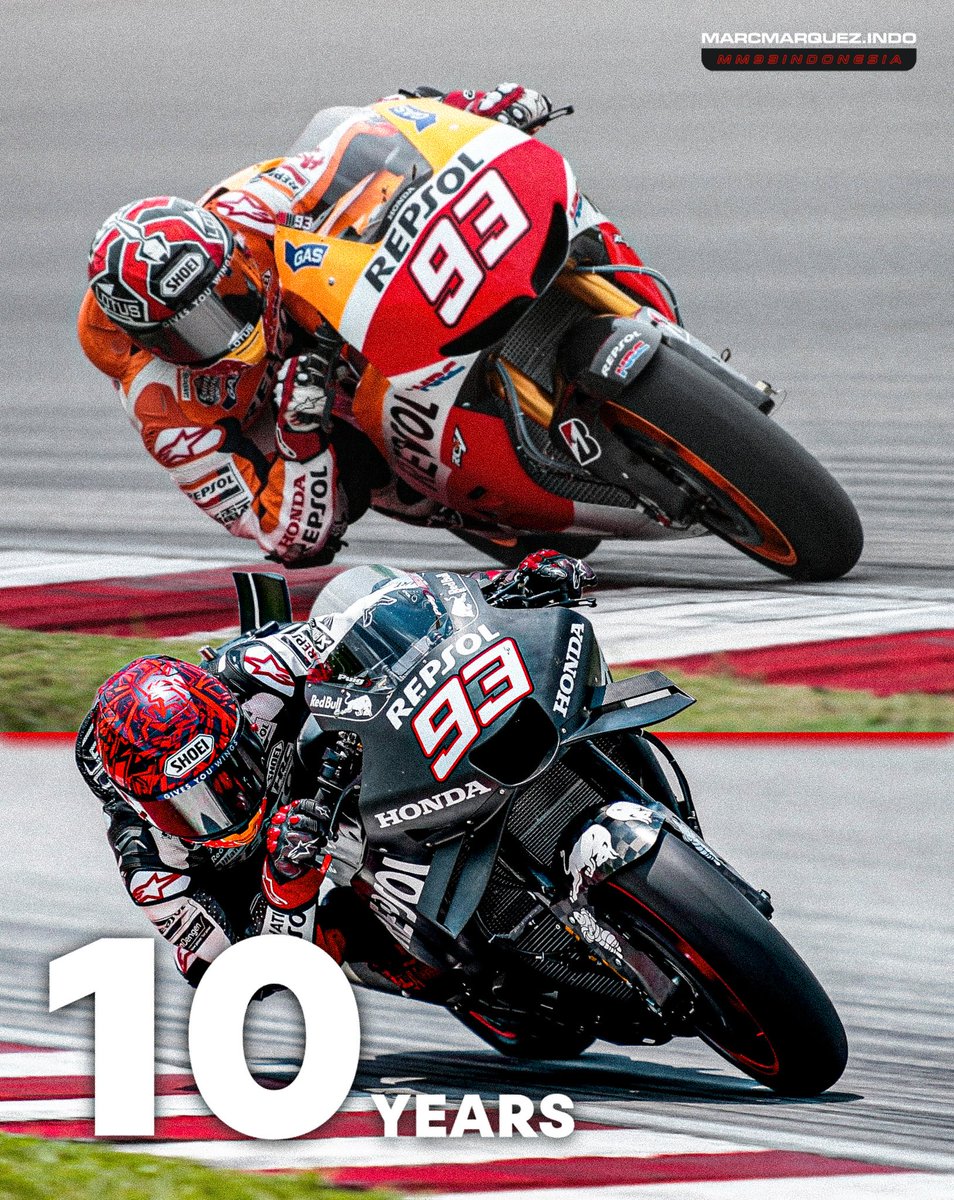 2013 >> 2023 👊

2013: Rookie
2023: 8 time world champion