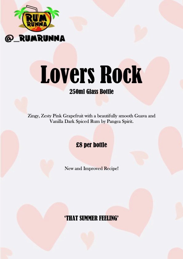 _RumRunna's tweet photo. Why not treat yourself this Valentines Day #RumRunna 💖 https://t.co/AhqaM00kup